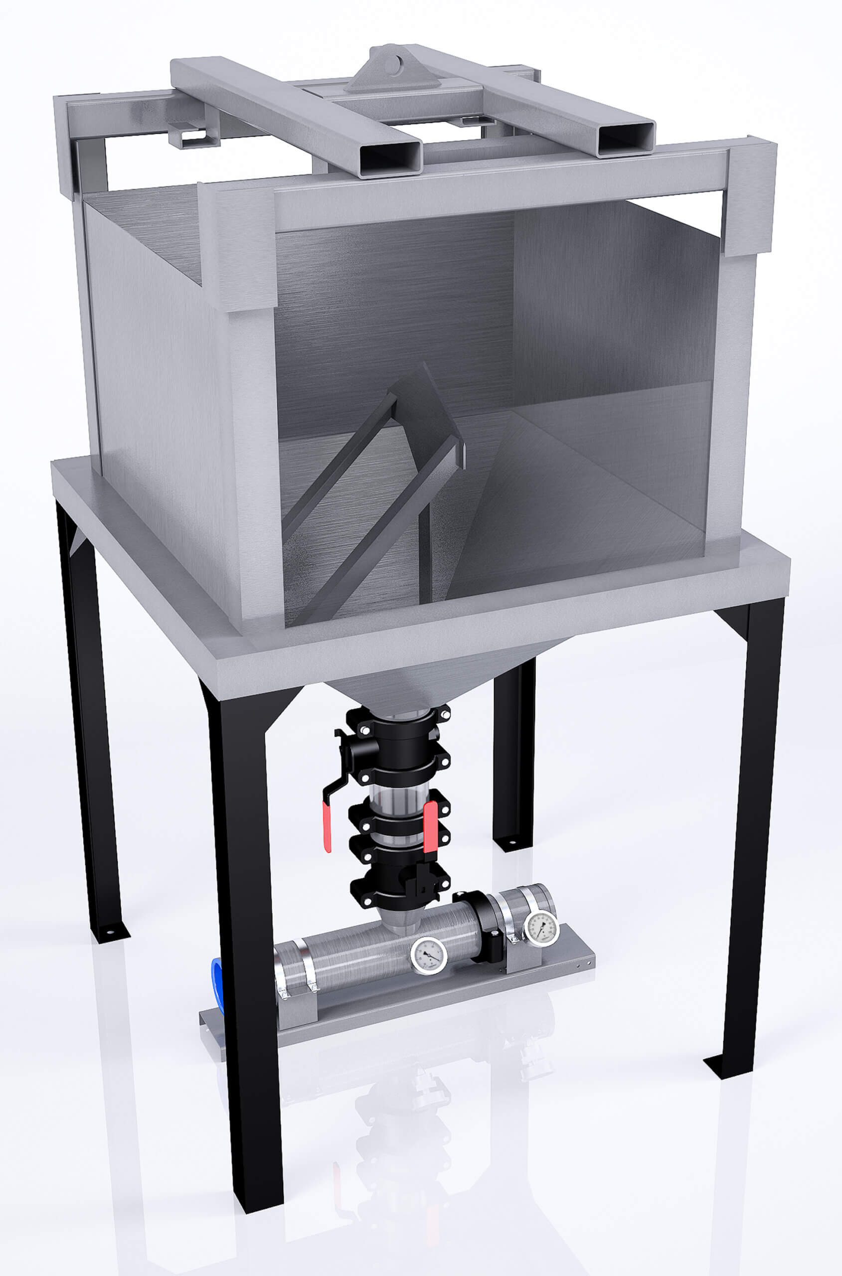 Heavy Duty Bag Slitter for Bulk Bag Handling System